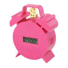 BANCLOCK Twin Bell Pink
