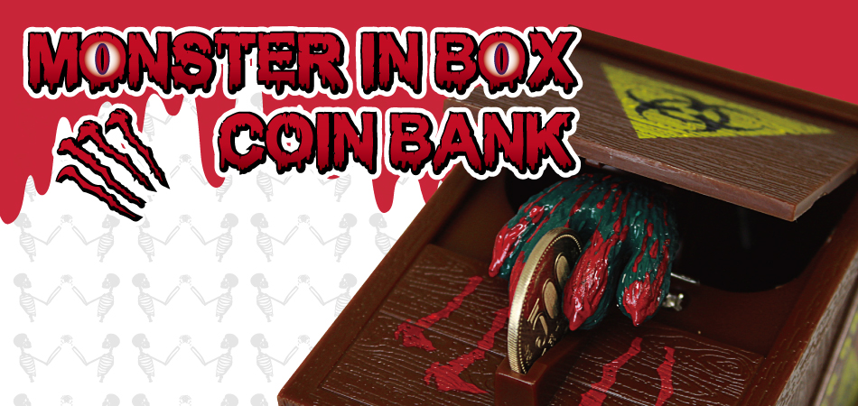 Monster in Box Coin Bank