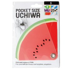 Pocket Size Uchiwa Watermelon