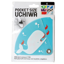 Pocket Size Uchiwa Whale