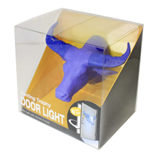 Hunting Trophy Door Light Blue/Buffalo