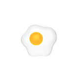 Fried Egg Flying Disc