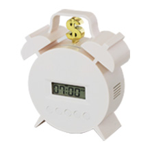 BANCLOCK TwinBell WHITE