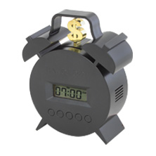 BANCLOCK TwinBell BLACK