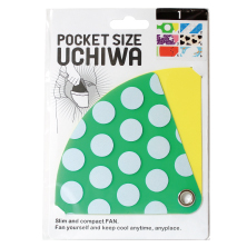 Pocket Size Uchiwa Polka Dot