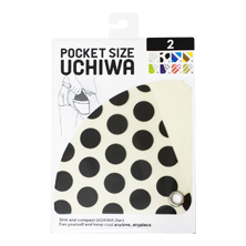 Pocket Size Uchiwa Polka dot