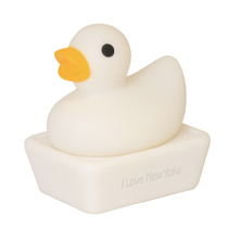 Duck Bath Light White