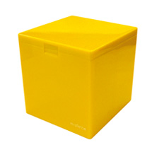 Ashtray Cube Yellow