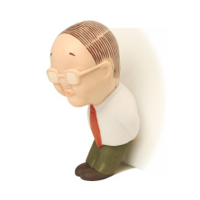 ポケットサイズうちわ Stripe (Yellow)