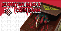 Monster in Box Coin Bank