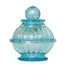 Bottle Lamp Aqua Blue