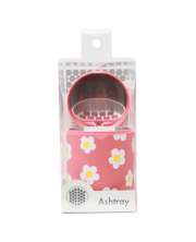 Ashtray Graphic Flower Pink