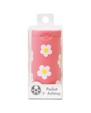 Pocket Ashtry Graphic Flower Pink