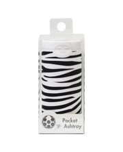Pocket Ashtry Graphic Zebra