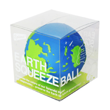 Earth Squeeze Ball Blue